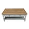 International Concepts Rectangle Vista Coffee Table, 48 W, 28 L, 20 in H, Wood, Hickory/Stone OT41-15C - alternate 5